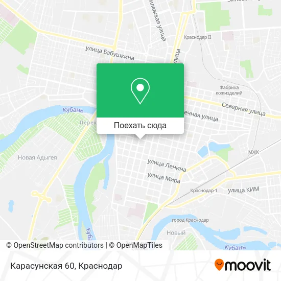 Карта Карасунская 60
