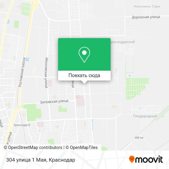 Карта 304 улица 1 Мая