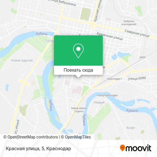 Карта Красная улица, 5
