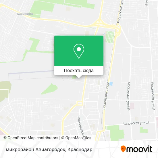 Карта микрорайон Авиагородок