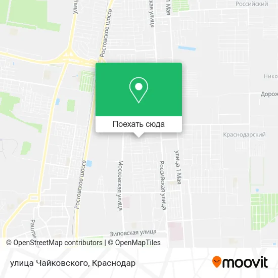 Карта улица Чайковского