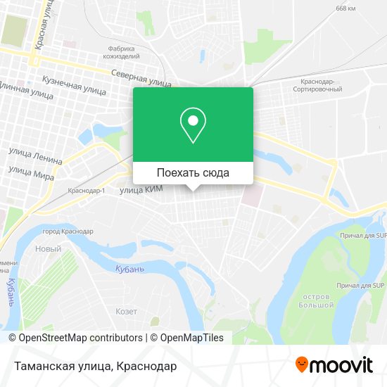 Карта Таманская улица