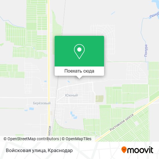 Карта Войсковая улица