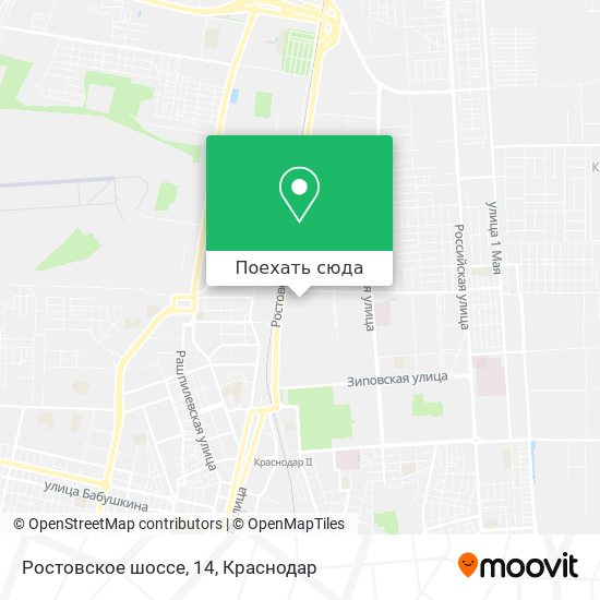 Карта Ростовское шоссе, 14