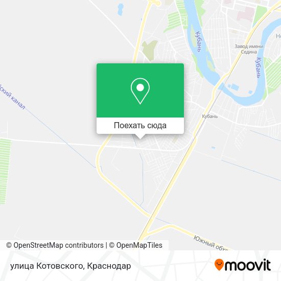 Карта улица Котовского