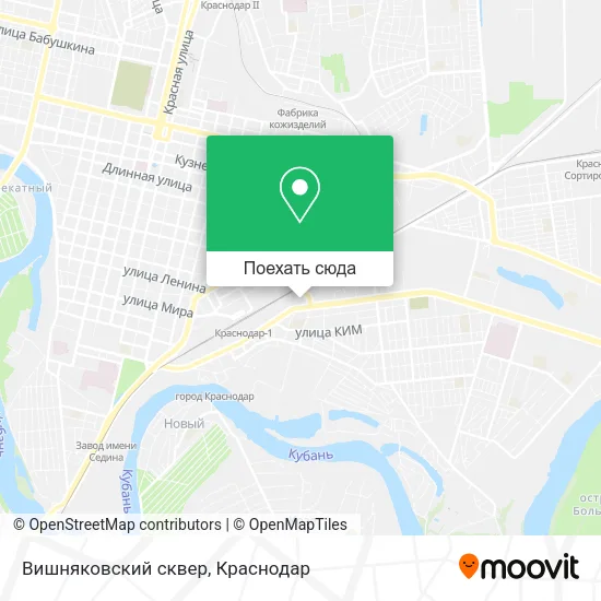 Карта Вишняковский сквер