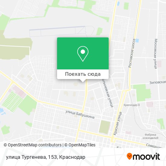Карта улица Тургенева, 153