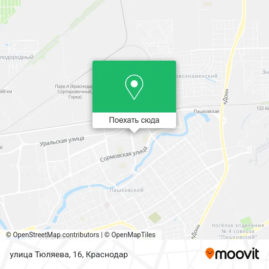 Карта улица Тюляева, 16