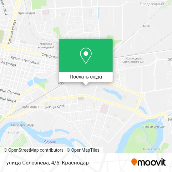 Карта улица Селезнёва, 4/5