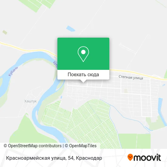Карта Красноармейская улица, 54