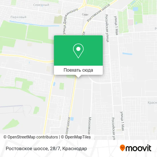 Карта Ростовское шоссе, 28/7
