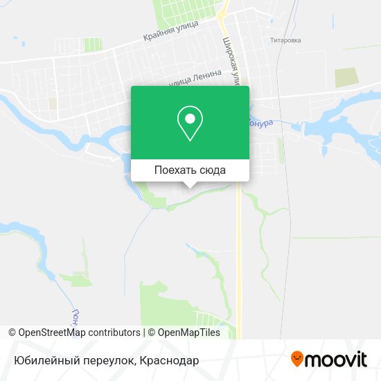 Карта Юбилейный переулок
