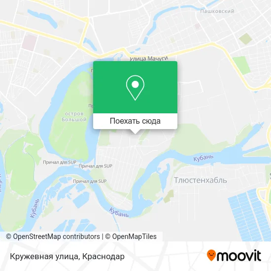 Карта Кружевная улица