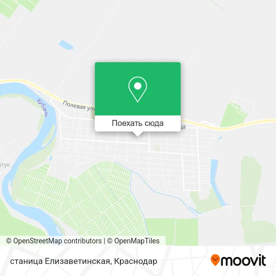 Карта станица Елизаветинская