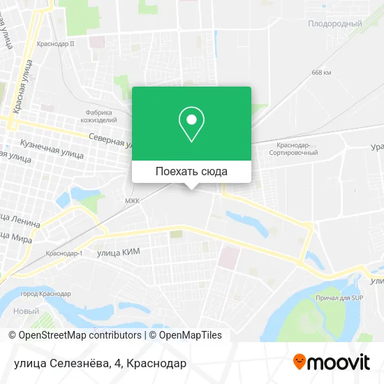 Карта улица Селезнёва, 4