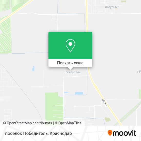 Карта посёлок Победитель