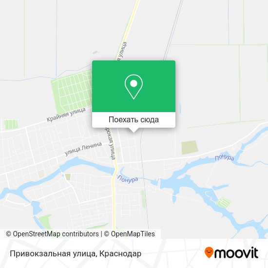 Карта Привокзальная улица