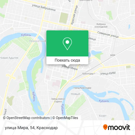 Карта улица Мира, 54