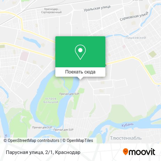 Карта Парусная улица, 2/1