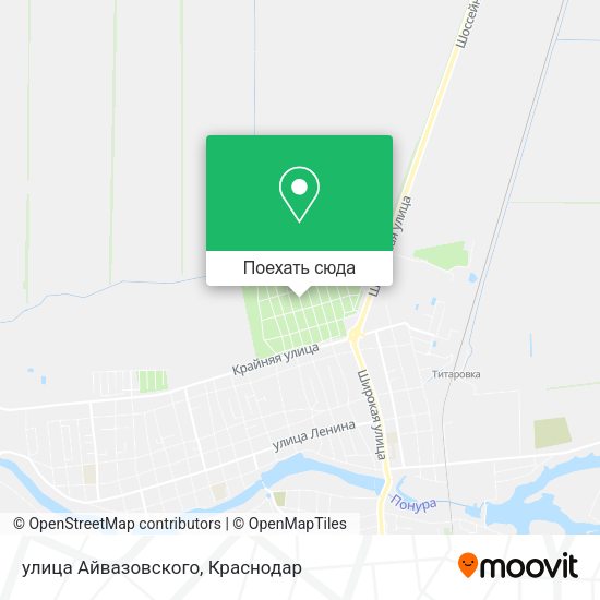 Карта улица Айвазовского