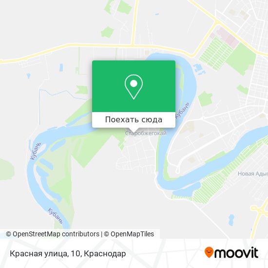 Карта Красная улица, 10