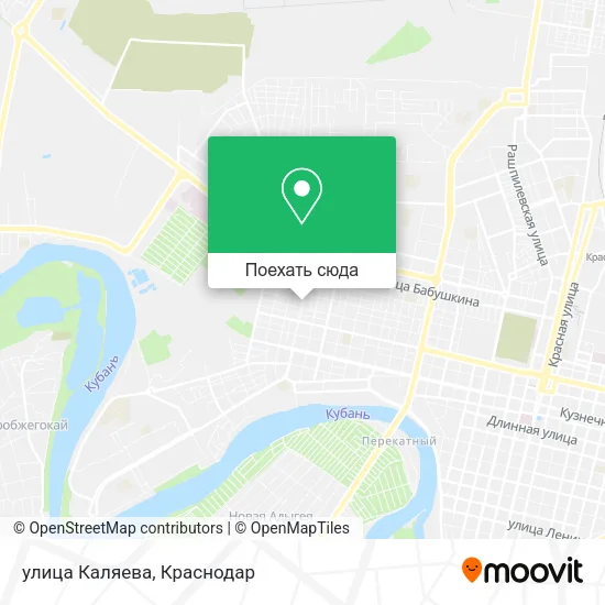 Карта улица Каляева