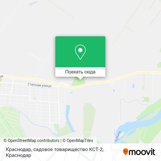 Карта Краснодар, садовое товарищество КСТ-2