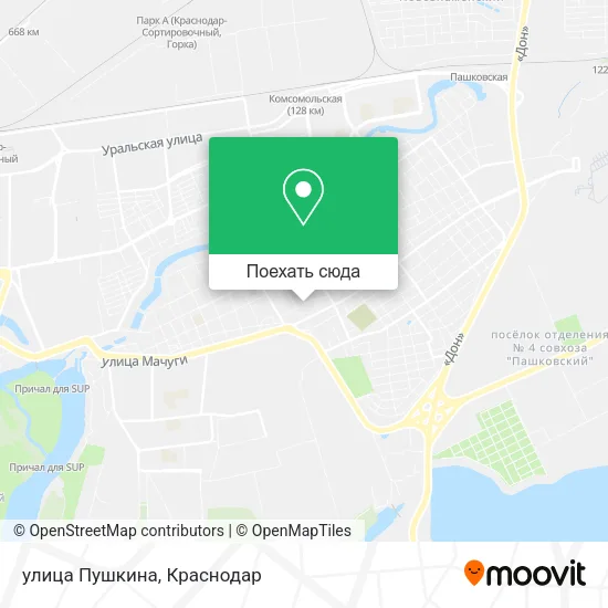 Карта улица Пушкина