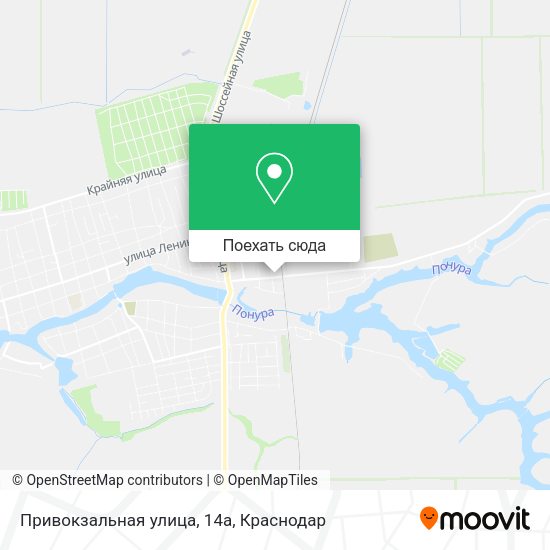 Карта Привокзальная улица, 14а