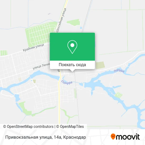 Карта Привокзальная улица, 14а