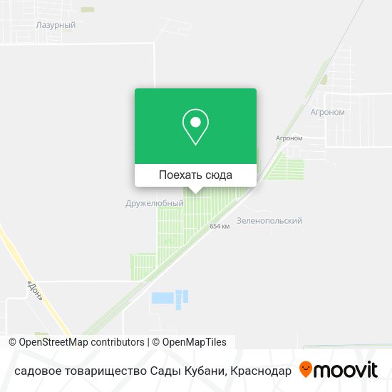Карта садовое товарищество Сады Кубани