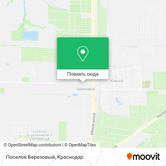 Карта Поселок Березовый