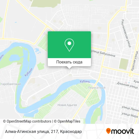 Карта Алма-Атинская улица, 217