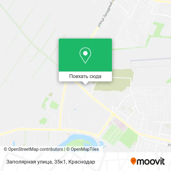Карта Заполярная улица, 35к1