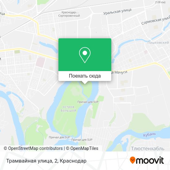 Карта Трамвайная улица, 2