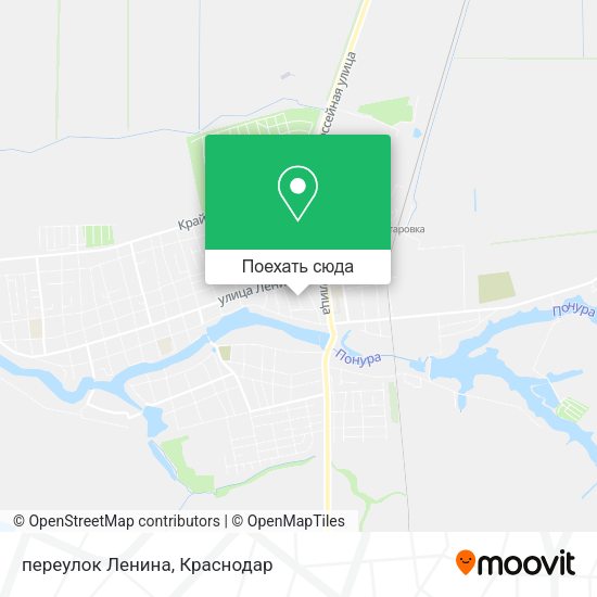 Карта переулок Ленина