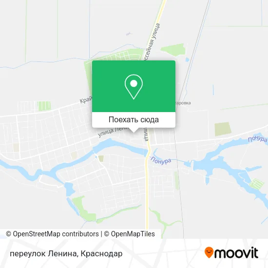 Карта переулок Ленина