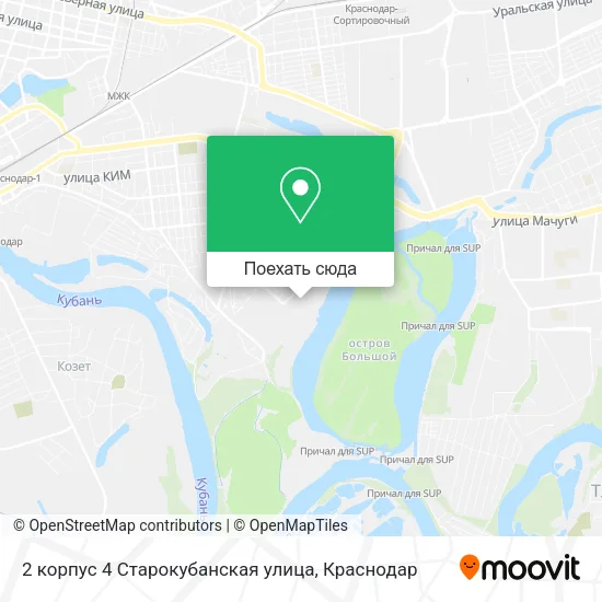 Карта 2 корпус 4 Старокубанская улица