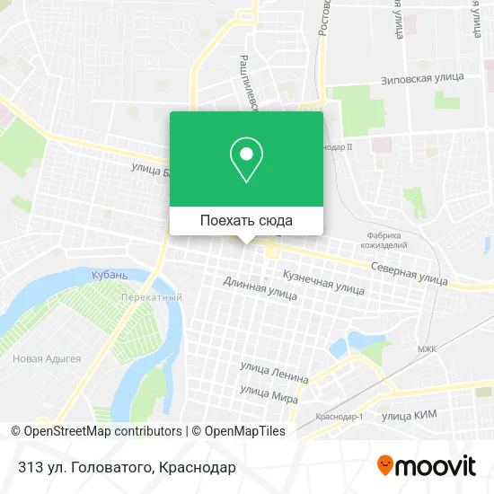 Карта 313 ул. Головатого