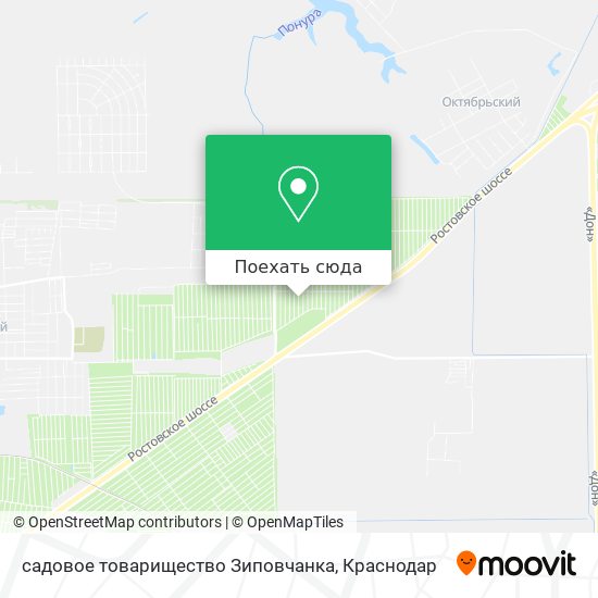Карта садовое товарищество Зиповчанка
