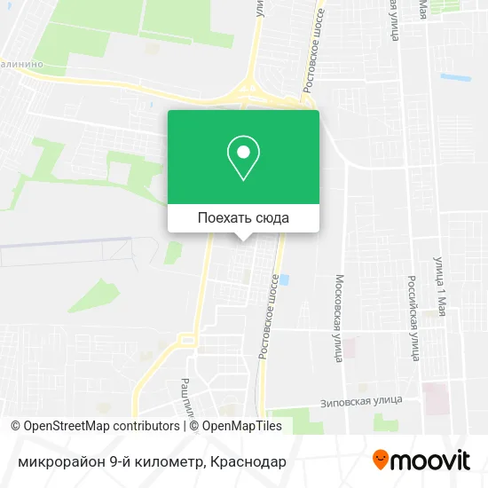 Карта микрорайон 9-й километр
