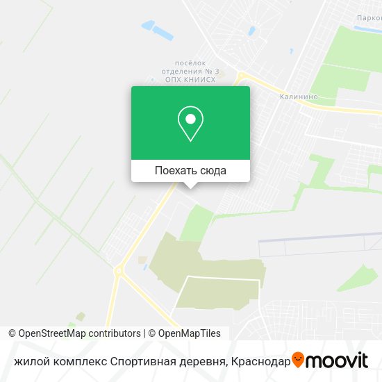 Карта жилой комплекс Спортивная деревня