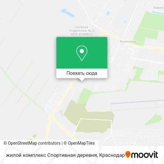 Карта жилой комплекс Спортивная деревня