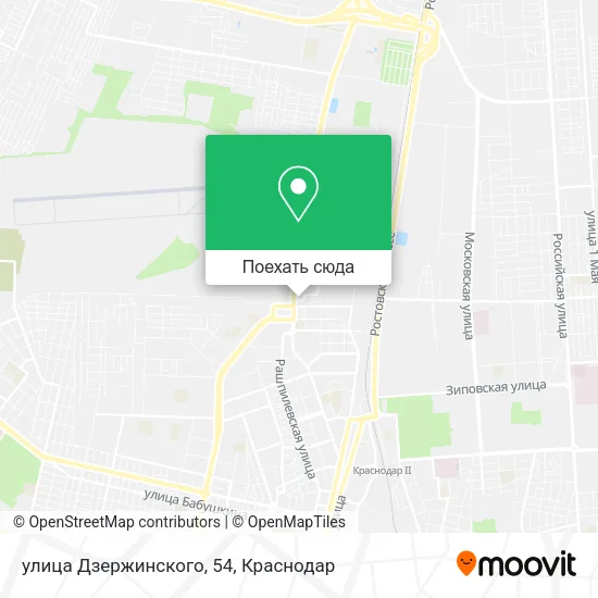 Карта улица Дзержинского, 54