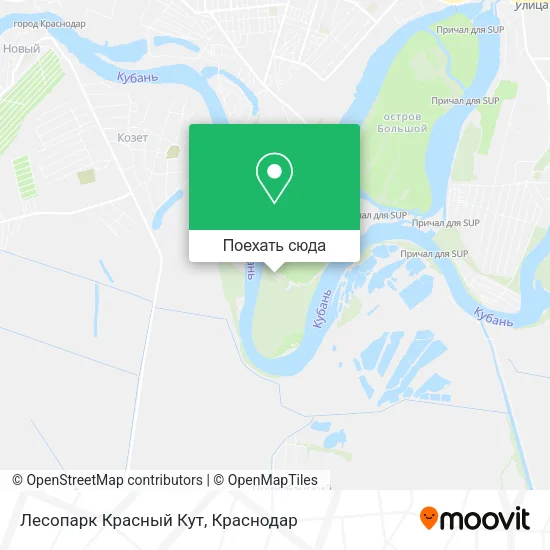 Карта Лесопарк Красный Кут