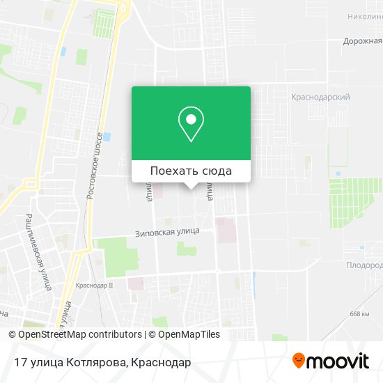 Карта 17 улица Котлярова