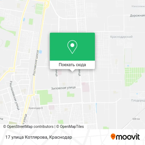 Карта 17 улица Котлярова