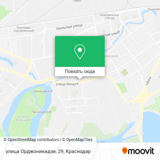 Карта улица Орджоникидзе, 29