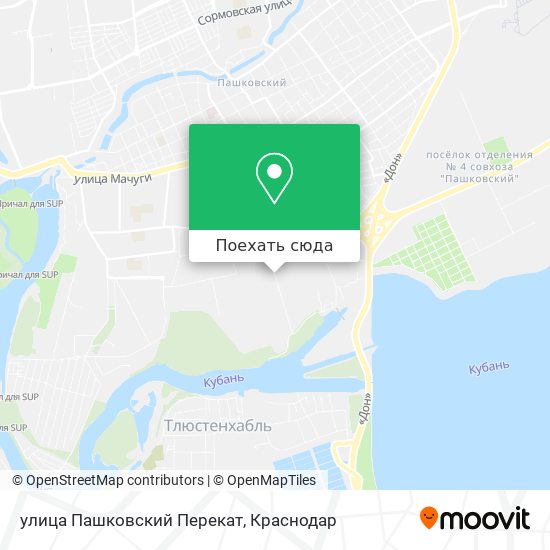 Карта улица Пашковский Перекат