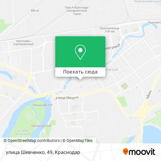 Карта улица Шевченко, 49
